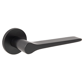 Дверная ручка нажимная Code Deco Slim H-40137-A-BLM чёрный матовый