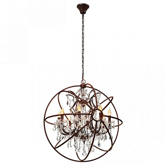 Люстра подвесная Loft It Foucaults Orb Crystal LOFT1897/8 320Вт 8 лампочек E14