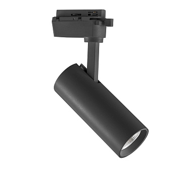Трековый светильник Lightstar Volta 228247 20Вт LED чёрный для однофазного трека