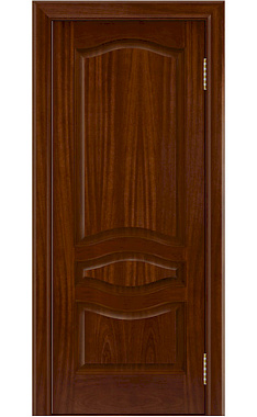 Межкомнатная дверь ЛАЙН-ДОР Амелия Тон 10 Сапеле Шпон 600х2000мм глухая