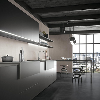 Неполированный керамогранит Atlas Concord Италия Boost AMGX Tarmac 75х75см 1,13кв.м.
