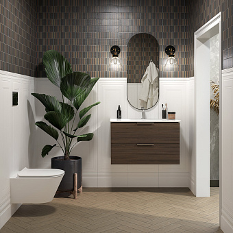 Тумба под раковину подвесная KERAMA MARAZZI Piano PI.F.85.OLM 47х85х50,5см