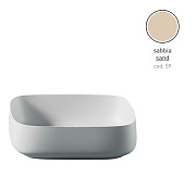 Раковина накладная ArtCeram Cognac COL009 59 00 56х41см