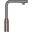 Смеситель для кухни GROHE Essence 31615A00 традиционный излив тёмный графит глянец