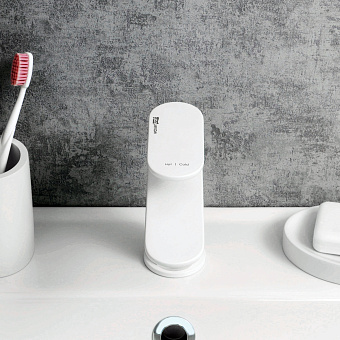 Смеситель для раковины WASSERKRAFT Mindel 8503 белый