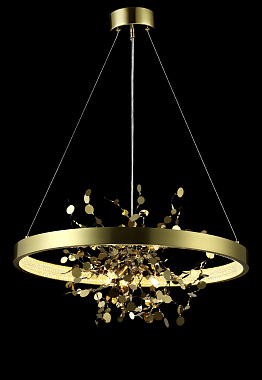 Люстра подвесная CRYSTAL LUX GARDEN GARDEN SPLED+3 D600 GOLD 180Вт 4 лампочек G9/LED