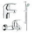 Набор смесителей GROHE Start Eco 23265000+23270000+2785300 хром