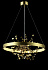 Люстра подвесная CRYSTAL LUX GARDEN GARDEN SPLED+3 D600 GOLD 180Вт 4 лампочек G9/LED