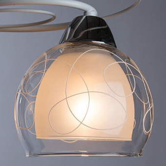 Люстра потолочная Arte Lamp SANSA A7585PL-3WH 40Вт 3 лампочек E27