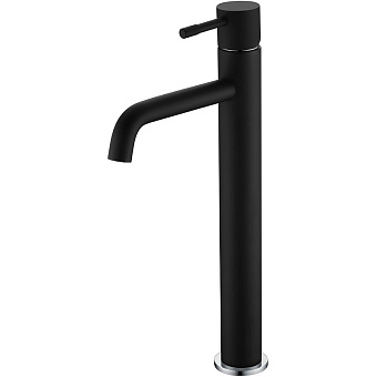 Смеситель для раковины Boheme Uno 462-BCR хром/чёрный