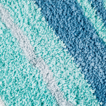 Коврик для ванной IDDIS Blue horizon 301M690i12 60х90см бирюзовый