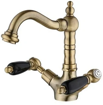 Смеситель для раковины CAPRIGO ADRIA-CLASSIC BLACK EDITION 03B-526-vot бронза