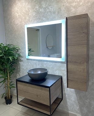 Зеркало Azario Норма-4 LED-00002457 80х100см с подсветкой