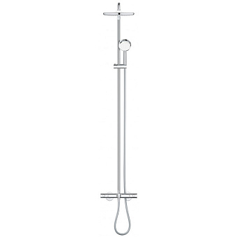 Душевая система GROHE Tempesta Cosmopolitan System 250 26672000 хром