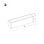 Магнитный трековый светильник Arlight Mag-Dark-45 034028 6Вт LED чёрный