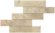 Керамическая мозаика Atlas Concord Италия Aix A0UE Blanc Brick Tumbled 37х37см 1,095кв.м.