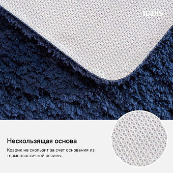 Коврик для ванной IDDIS Décor D17M580i12 50х80см синий