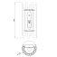 Светильник настенный Maytoni Coliseo MOD136WL-01BS 60Вт E14