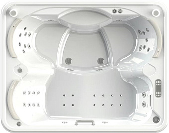 Мини бассейн СПА RADOMIR DeLuxe 1-30-0-0-4-053Б 2140х1680х60см 0,7куб.м