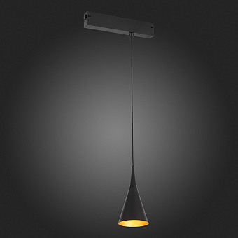 Трековый светильник ST Luce SKYLINE 220 ST502.423.01 40Вт E27 золото для однофазного трека