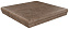 Плитка для ступеней KERAMA MARAZZI Фаральони SG158200R\GR\AN коричневый 34х34см 0,116кв.м. матовая
