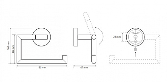 Держатель туалетной бумаги BEMETA OMEGA 199112042 хром