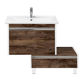 Комод Акватон Капри 1A231103KPDB0 43х76х21,3см таксония тёмная