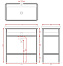 Консоль под раковину ArtCeram FUORI SCALA ACA057 05 белый (матовый)
