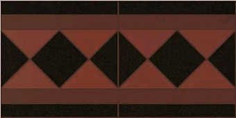 Бордюр VIVES Barnet Cenefa Basildon Terra-1 Cenefa Basildon Terra 15,8х31,6см 0,75кв.м.