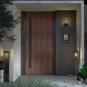 Светильник ландшафтный Novotech STREET 370946 FRAN 18Вт IP54 E27 тёмно-серый