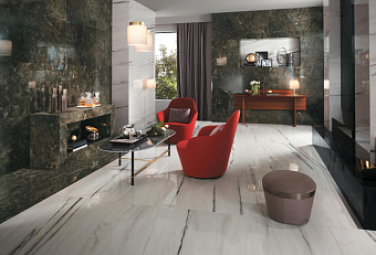 Лаппатированный керамогранит Atlas Concord Италия Marvel Dream A7FR Green Lappato 2PZ 75х150см 2,25кв.м.