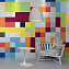 Настенная плитка KERAMA MARAZZI Калейдоскоп 5280 голубой светлый 20х20см 1,04кв.м. матовая