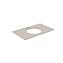Столешница KERAMA MARAZZI Plaza Modern PL5.DD590500R\80 Керамогранит 48х79,6см Про Лаймстоун AT бежевый тёмный