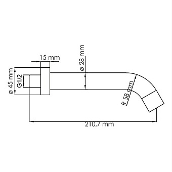 Излив WASSERKRAFT A149