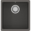 Мойка кухонная LEMARK SINARA 400-U 9910065 42х40см серый шелк