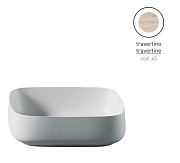 Раковина накладная ArtCeram Cognac COL009 45 00 56х41см