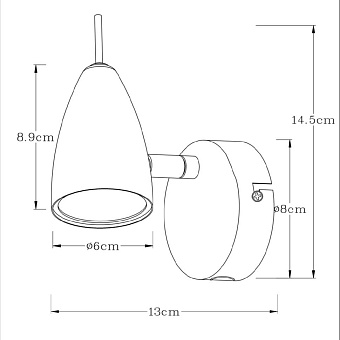 Спот Arte Lamp REGISTA A1966AP-1GY 50Вт 1 лампа GU10