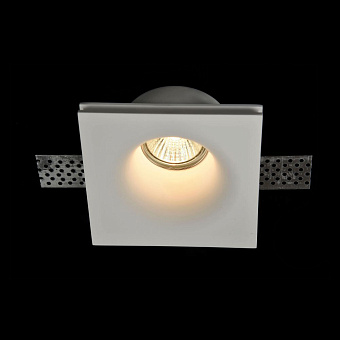 Светильник точечный встраиваемый Maytoni Gyps Modern DL001-1-01-W 35Вт GU10