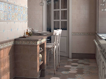 Настенная плитка KERAMA MARAZZI 17016 коричневый 15х15см 1,08кв.м. матовая