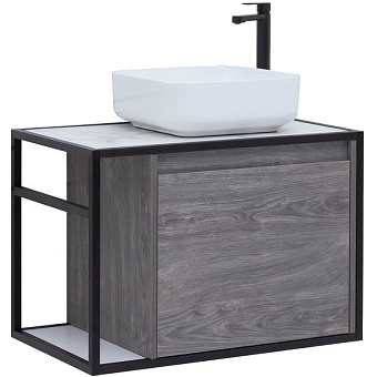 Тумба под раковину подвесная AQUANET Nova Lite Loft 261653 44х75х51,8см