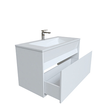 Тумба с раковиной IDDIS Esper ESP10W0i95K 45х96,3х55см
