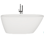 Ванна каменная SALINI SOFIA 102518GRH 150х75см отдельностоящая