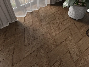 Паркет итальянская ёлка Eppe Parkett Alberga дуб Pepper AL 1207 416х180х15мм 1кв.м