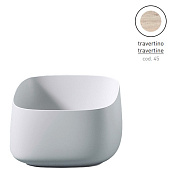 Раковина накладная ArtCeram Cognac COL006 45 00 43х43см
