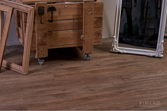 Виниловый ламинат Vinilam Дуб Оливковый 61512 1220х225х5,5мм 43 класс 2,2кв.м