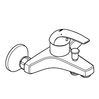 Смеситель для ванны GROHE BauCurve 23599000 хром