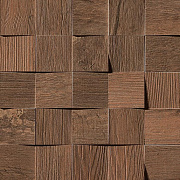 Керамическая мозаика Atlas Concord Италия Axi AMV9 Dark Oak Mosaico 3D 35х35см 0,735кв.м.