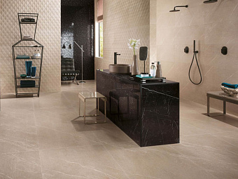 Лаппатированный керамогранит Atlas Concord Италия Marvel Stone D045 Nero Marquina Lappato 30х60см 1,26кв.м.