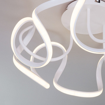 Светильник потолочный Eurosvet Alstroemeria 90238/1 белый 100Вт LED