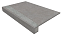 Плитка для ступеней ESTIMA Luna Set/Steptrade/LN02_NS/33x120/Riser/LN02_NS/14,5x12 Grey 120х33смкв.м. неполированная